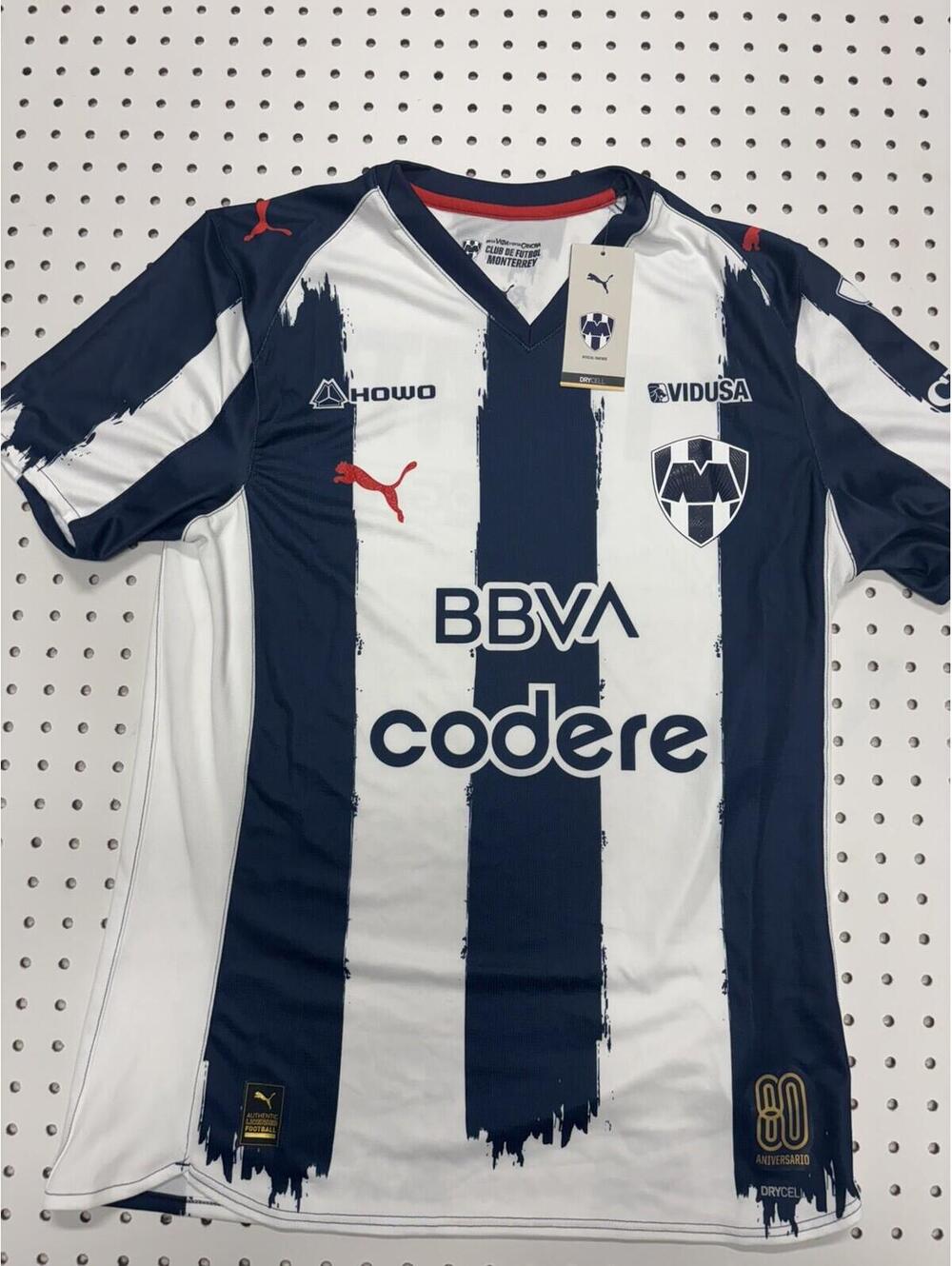 Puma Monterrey Rayados Jersey Men's Medium Blue/white New with Tags